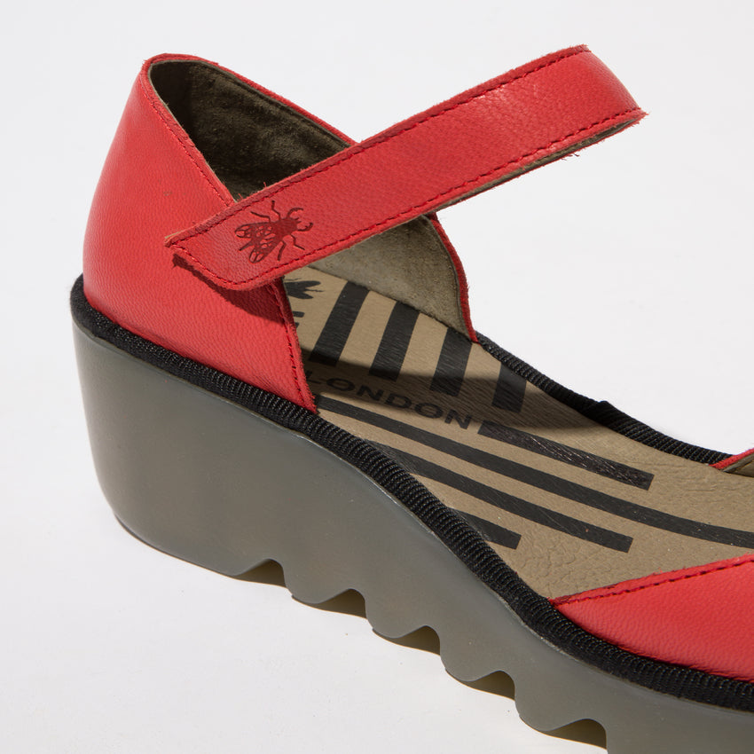 Fly London Biso Sandal Ceralin Rasberry – Imeldas Shoes Norwich