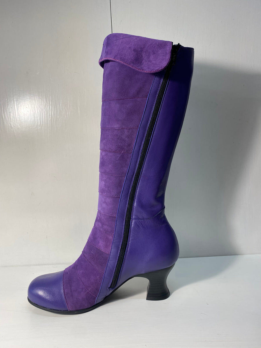 High on sale purple boots