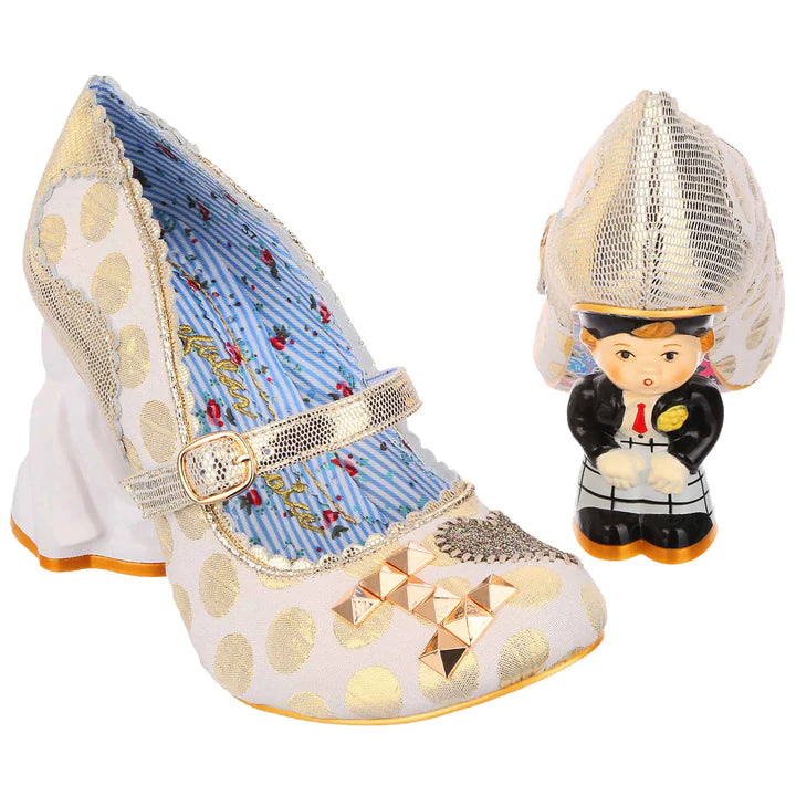 Irregular choice 4236 01a I love you bridal shoes