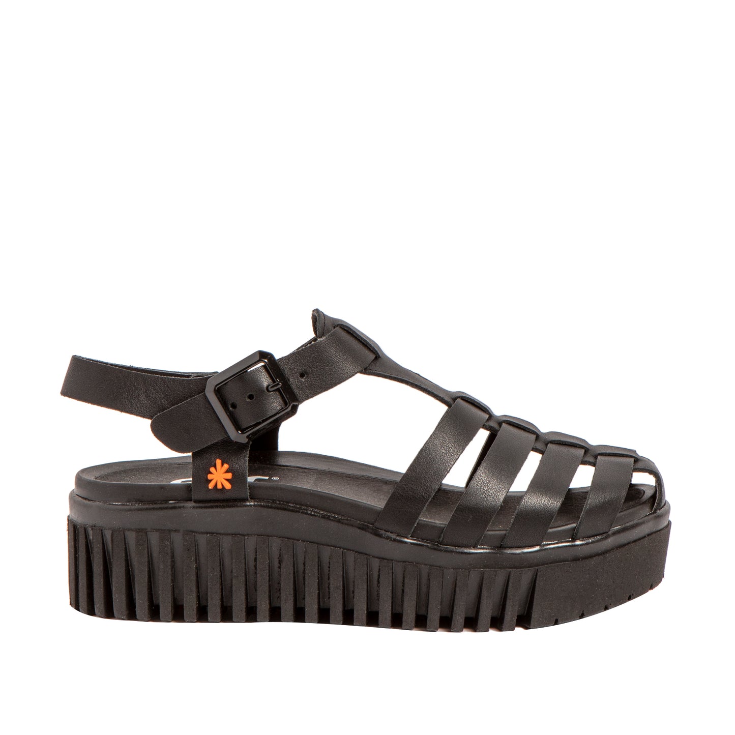 Art 1575 nappa black sandal