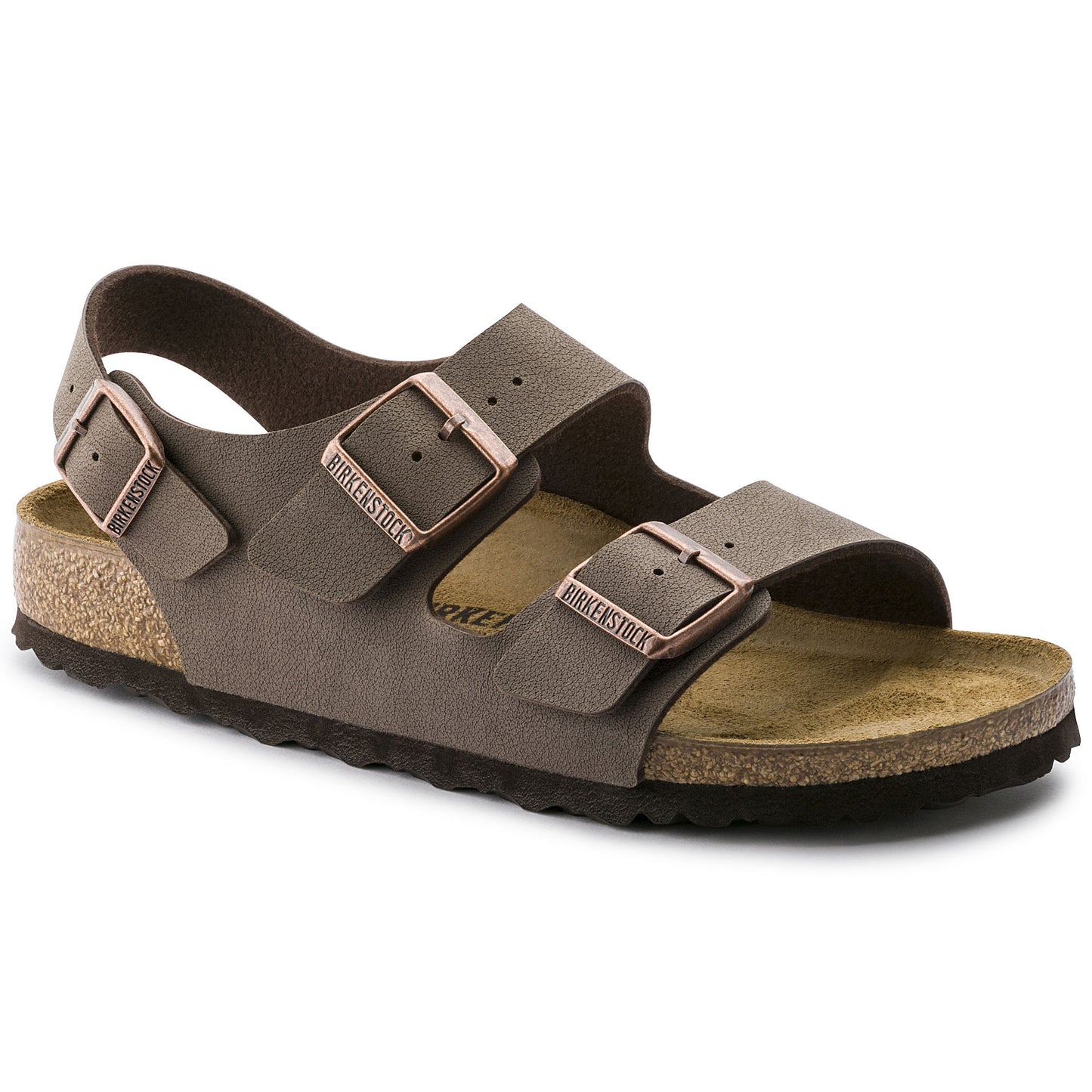 Birkenstock Milano Birko-Flor Nubuck Mocha