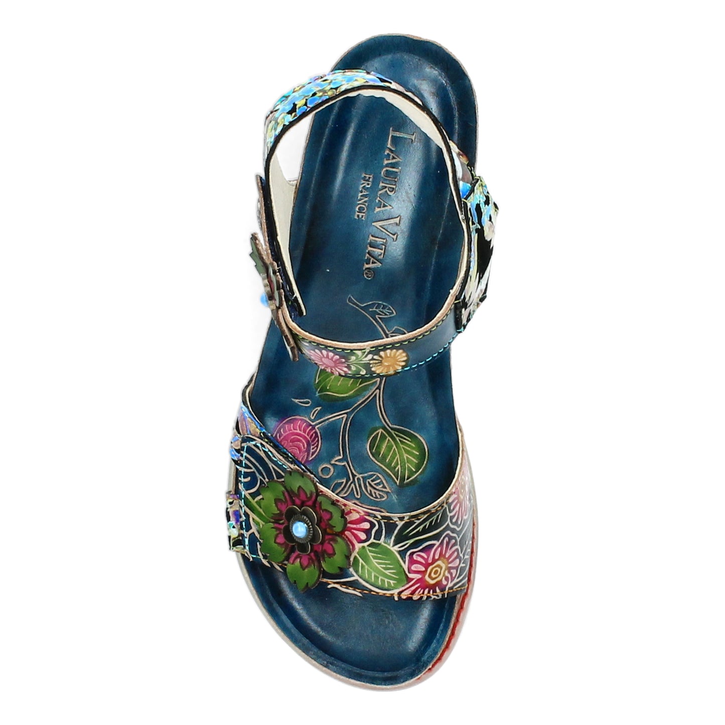 Laura Vita Bonito 13 Blue Sandal