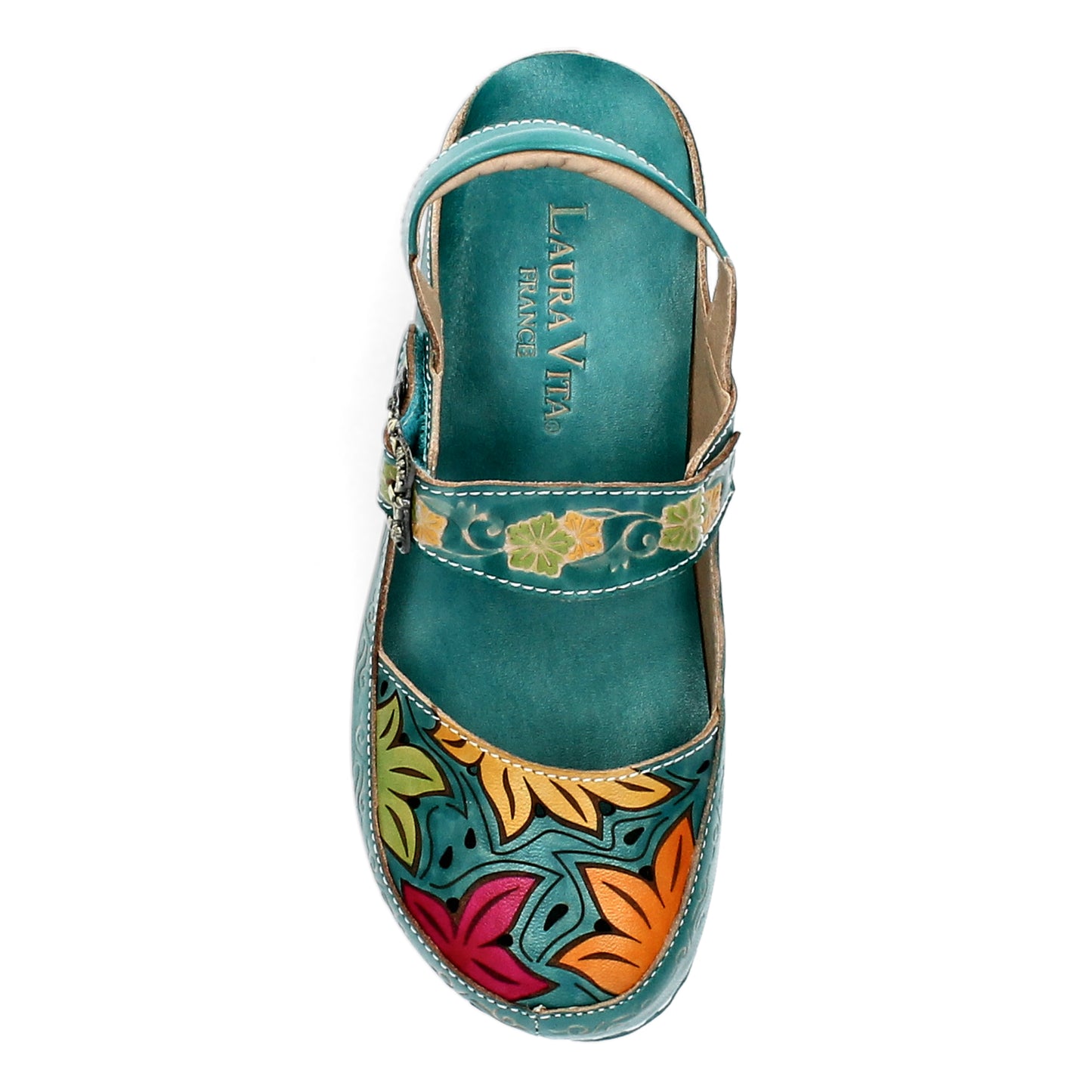 Laura Vita Dorry 11 Clogs Turquoise