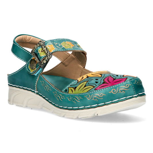 Laura Vita Dorry 11 Clogs Turquoise