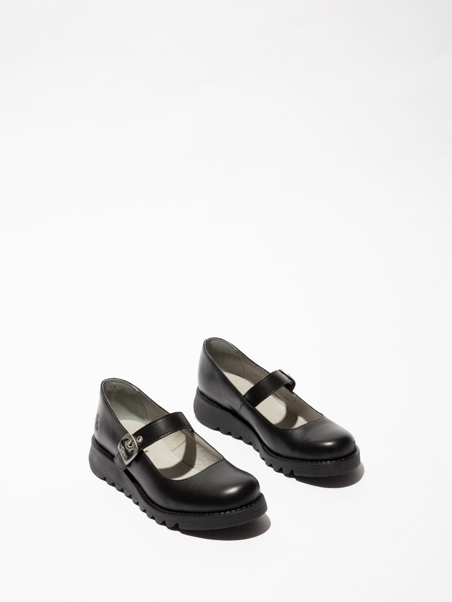 Fly Samp Black buckle shoe