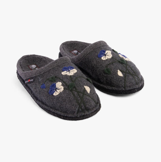 Haflinger VIOLA women slipper anthracite