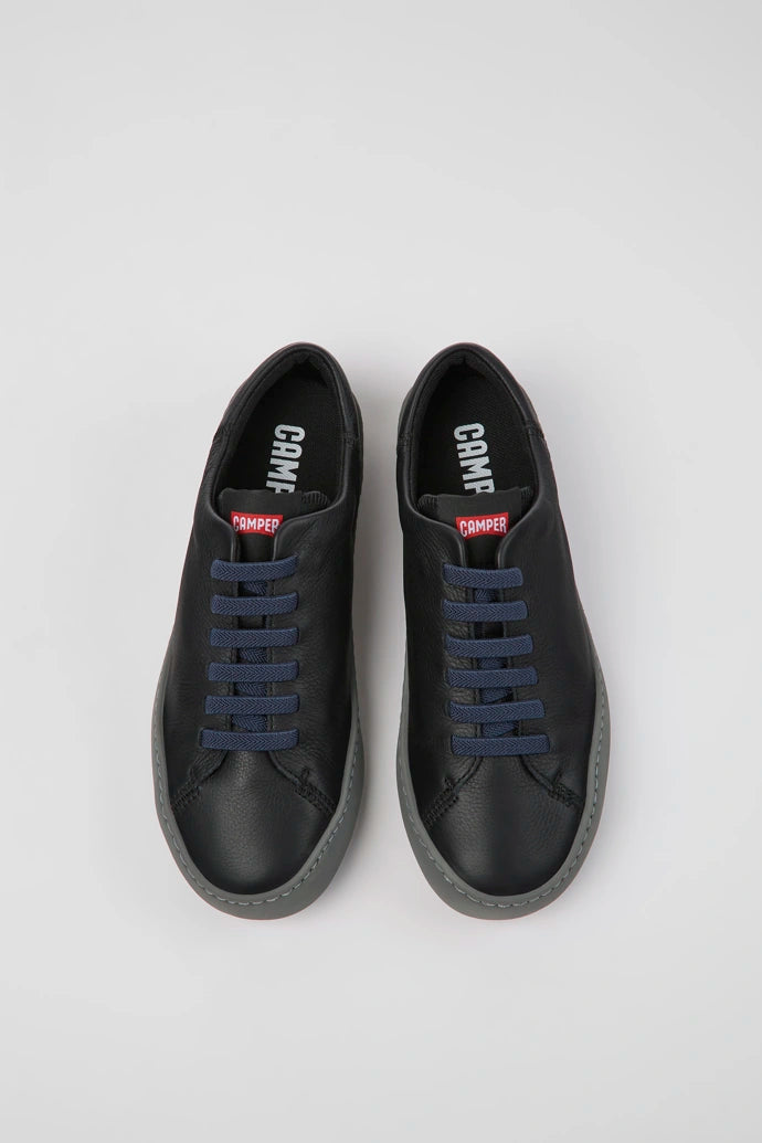 Camper Peu Touring Black leather sneakers – Imeldas Shoes Norwich