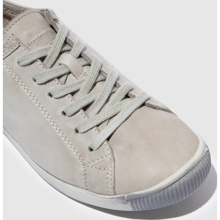 Softinos ISLA washed leather in Light Grey