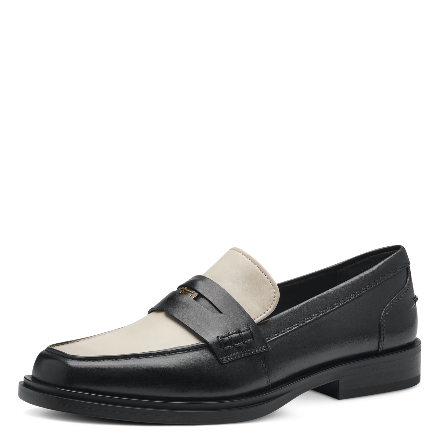 Tamaris 1-24203-41 black comb slip on loafer