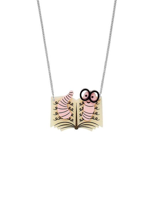 Tatty Devine Bookworm necklace