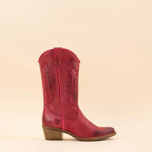 La Pintura cowboy boot Red