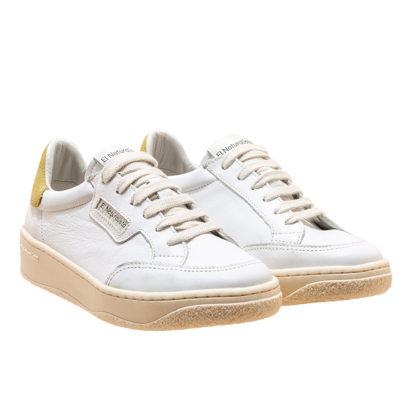 El Naturalista N5842 white multi leather trainer