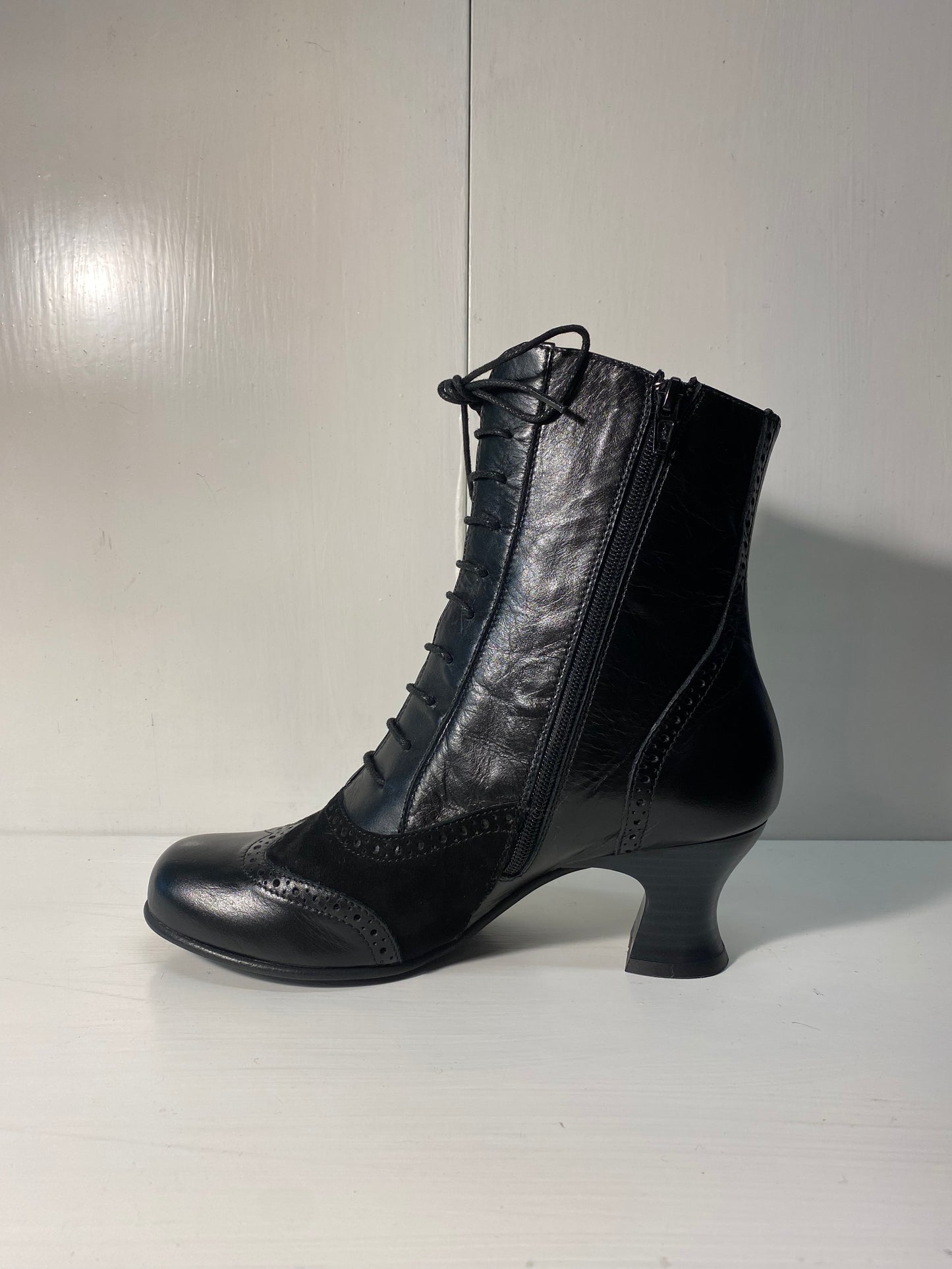 Vladi Venice Black Boots - Imeldas Shoes Norwich